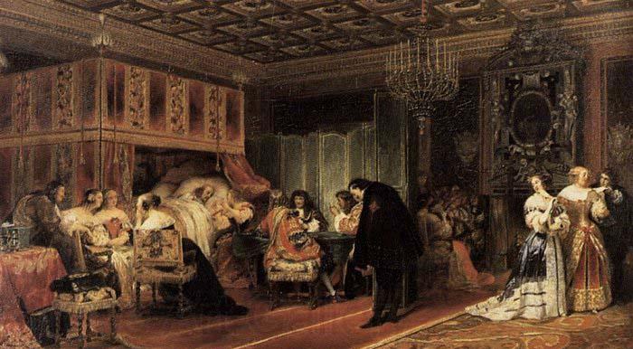 Paul Delaroche Cardinal Mazarin-s Last Sickness